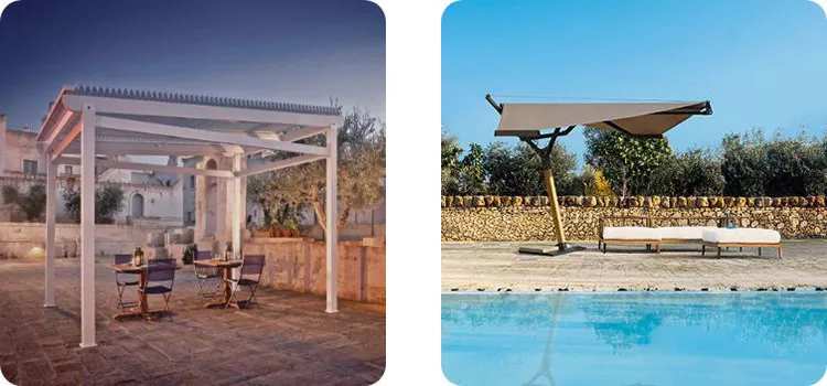 Esempio di pergola