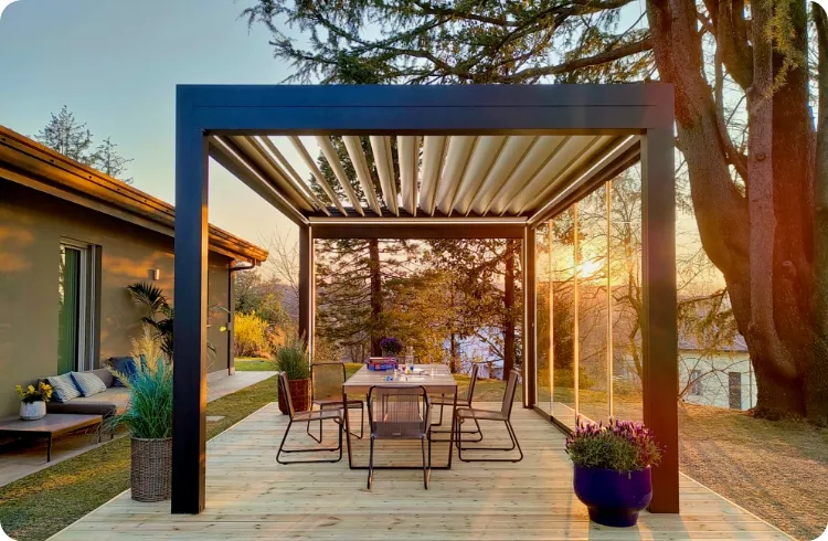 Esempio di pergola