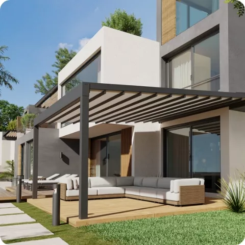 Esempio di pergola