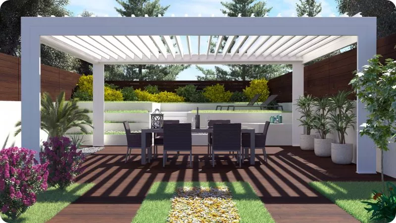 Esempio di pergola