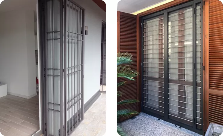 Esempio di grate