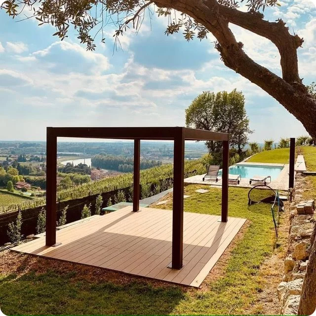 Installazione di struttura fissa in ambiente esterno